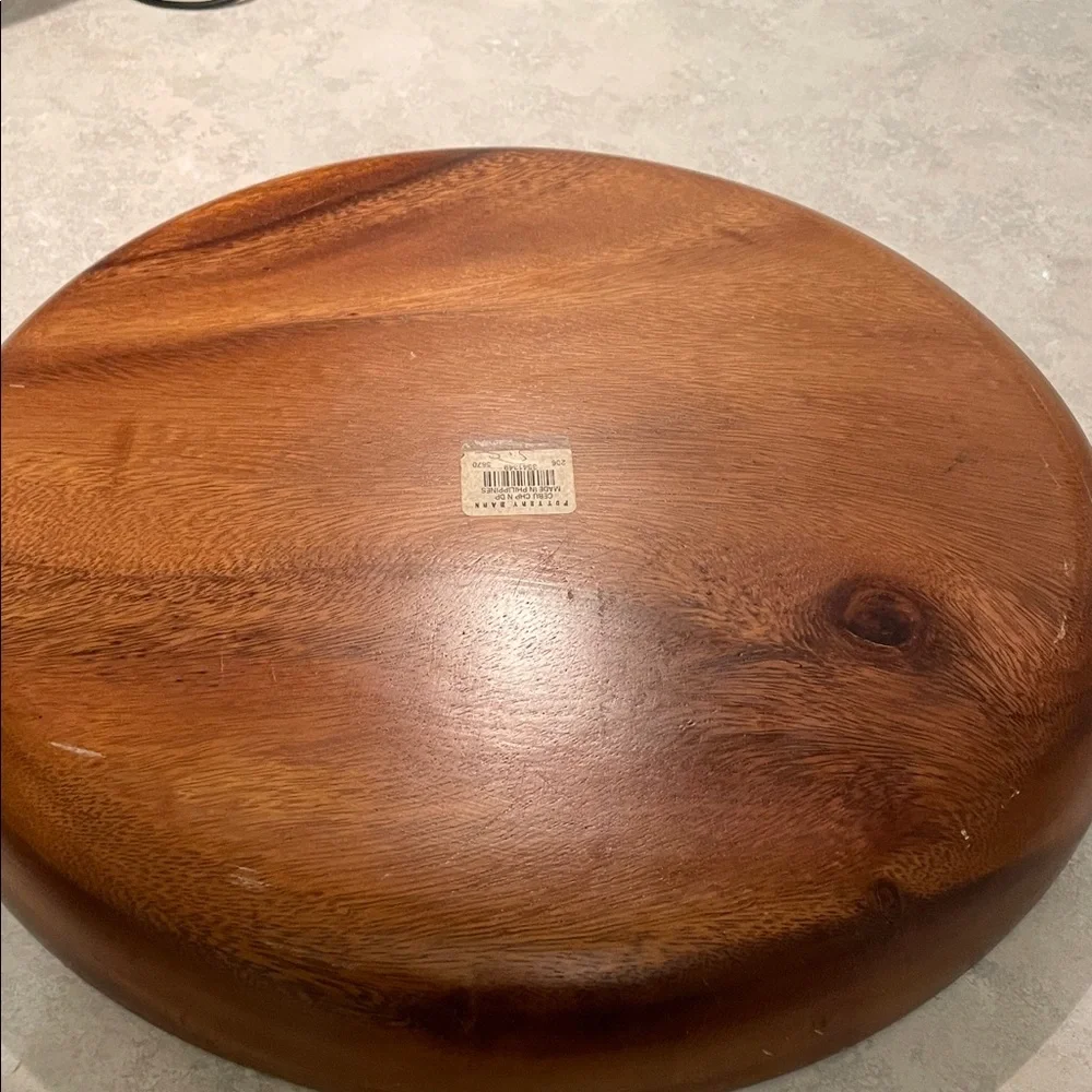 Pottery Barn Springwood Chip & Dip Serving Bowl